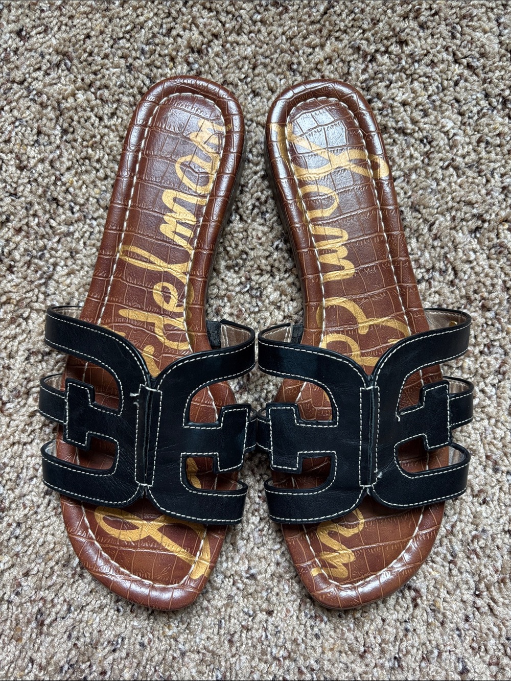 Sam Edelman Black Bay Flat Sandal